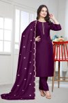 TRENDING COTTON SILK HAND EMBROIDERY WITH MOTI LACE WORK TOP BOTTOM WITH DUPATTA FESTIVE WEAR WHOLESALE PRICE ETHNIC GARMENT (18)