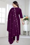 TRENDING COTTON SILK HAND EMBROIDERY WITH MOTI LACE WORK TOP BOTTOM WITH DUPATTA FESTIVE WEAR WHOLESALE PRICE ETHNIC GARMENT (18)