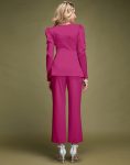 TRENDING CREPE PLAIN SWEETHEART NECK DESIGN FORMAL TOP PANT SET PARTY WEAR WHOLESALE PRICE ETHNIC GARMENT (13)