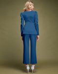 TRENDING CREPE PLAIN SWEETHEART NECK DESIGN FORMAL TOP PANT SET PARTY WEAR WHOLESALE PRICE ETHNIC GARMENT (16)