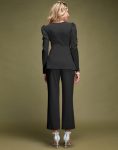 TRENDING CREPE PLAIN SWEETHEART NECK DESIGN FORMAL TOP PANT SET PARTY WEAR WHOLESALE PRICE ETHNIC GARMENT (4)