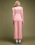 TRENDING CREPE PLAIN SWEETHEART NECK DESIGN FORMAL TOP PANT SET PARTY WEAR WHOLESALE PRICE ETHNIC GARMENT (10)