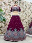 TRENDING GEORGETTE EMBROIDERY SEQUENCE WORK LEHENGA CHOLI WITH DUPATTA PARTY WEAR WHOLESALE PRICE ETHNIC GARMENT (6)