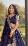 TRENDING GEORGETTE EMBROIDERY THREAD WORK LEHENGA CHOLI WITH DUPATTA PARTY WEAR WHOLESALE PRICE ETHNIC GARMENT (4)