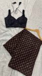 TRENDING GEORGETTE SEQUENCE WORK SAREE WITH UNSTITCHED BLOUSE PARTY WEAR WHOLESALE PRICE ETHNIC GARMENT (6)