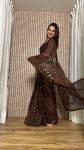 TRENDING GEORGETTE SEQUENCE WORK SAREE WITH UNSTITCHED BLOUSE PARTY WEAR WHOLESALE PRICE ETHNIC GARMENT (6)