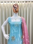 TRENDING JIMMY CHOO EMBROIDERY WORK TOP PALAZZO WITH DUPATTA PARTY WEAR WHOLESALE PRICE ETHNIC GARMENT (7)