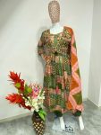 TRENDING MUSLIN PRINTED EMBROIDERY LACE WORK GOWN BOTTOM WITH DUPATTA PARTY WEAR WHOLESALE PRICE ETHNIC GARMENT (3)