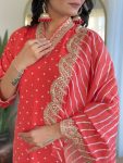 TRENDING MUSLIN PRINTED EMBROIDERY WORK TOP BOTTOM WITH DUPATTA PARTY WEAR WHOLESALE PRICE ETHNIC GARMENT (31)