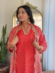 TRENDING MUSLIN PRINTED EMBROIDERY WORK TOP BOTTOM WITH DUPATTA PARTY WEAR WHOLESALE PRICE ETHNIC GARMENT (31)