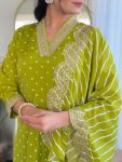 TRENDING MUSLIN PRINTED EMBROIDERY WORK TOP BOTTOM WITH DUPATTA PARTY WEAR WHOLESALE PRICE ETHNIC GARMENT (21)