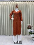 TRENDING RAYON EMBROIDERY FOIL THREAD WORK KURTI PALAZZO SET PARTY WEAR WHOLESALE PRICE ETHNIC GARMENT (10)