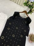 TRENDING RAYON EMBROIDERY FOIL THREAD WORK KURTI PALAZZO SET PARTY WEAR WHOLESALE PRICE ETHNIC GARMENT (2)