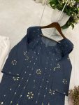 TRENDING RAYON EMBROIDERY FOIL THREAD WORK KURTI PALAZZO SET PARTY WEAR WHOLESALE PRICE ETHNIC GARMENT (6)