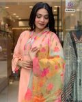 TRENDING RAYON SLUB EMBROIDERY WORK TOP BOTTOM WITH DUPATTA PARTY WEAR WHOLESALE PRICE ETHNIC GARMENT (6)