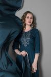 TRENDING SILK BLEND EMBROIDERY WORK TOP BOTTOM WITH DUPATTA PARTY WEAR WHOLESALE PRICE ETHNIC GARMENT (12)