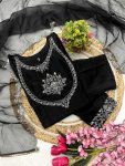 TRENDING SILK EMBROIDERY WORK TOP BOTTOM WITH DUPATTA PARTY WEAR WHOLESALE PRICE ETHNIC GARMENT (3)