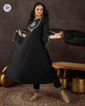 TRENDING SILK EMBROIDERY WORK TOP BOTTOM WITH DUPATTA PARTY WEAR WHOLESALE PRICE ETHNIC GARMENT (3)
