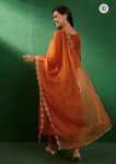TRENDING SILK EMBROIDERY WORK TOP BOTTOM WITH DUPATTA PARTY WEAR WHOLESALE PRICE ETHNIC GARMENT (6)