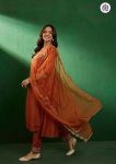 TRENDING SILK EMBROIDERY WORK TOP BOTTOM WITH DUPATTA PARTY WEAR WHOLESALE PRICE ETHNIC GARMENT (6)