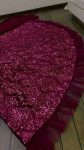 TRENDING VELVET THREAD SEQUENCE RUFFLE WORK LEHENGA CHOLI WITH DUPATTA PARTY WEAR WHOLESALE PRICE ETHNIC GARMENT (1)