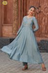 TRENDING VICHITRA SILK EMBROIDERY WORK TOP BOTTOM WITH DUPATTA PARTY WEAR WHOLESALE PRICE ETHNIC GARMENT (3)