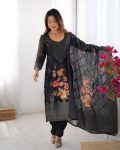 1 RICH LOOK CHANDERI SILK JACQUARD WORK WITH DIGITAL PRINTED TOP BOTTOM DUPATTA FESTIVE WEAR WHOLESALE PRICE ETHNIC GARMENT (8)