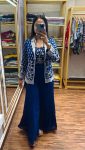 1DESIGNER CHINON EMBROIDERY WORK BLOUSE KOTI WITH PALAZZO PARTY WEAR WHOLESALE PRICE ETHNIC GARMENT (3)