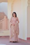 1DESIGNER FENDI CHIFFON WITH 12 KALI STITCHEDGOWN WITH SEQUENCE ZARI EMBROIDERY CUT WORK DUPATTA PARTY WEAR WHOLESALE PRICE ETHNIC GARMENT (9)