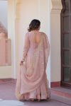 1DESIGNER FENDI CHIFFON WITH 12 KALI STITCHEDGOWN WITH SEQUENCE ZARI EMBROIDERY CUT WORK DUPATTA PARTY WEAR WHOLESALE PRICE ETHNIC GARMENT (9)