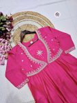 1DESIGNER MUSLIN COTTON EMBROIDERY WORK TOP BOTTOM WITH DUPATTA FESTIVE WEAR WHOLESALE PRICE ETHNIC GARMENT (12)