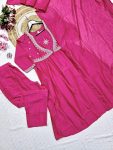 1DESIGNER MUSLIN COTTON EMBROIDERY WORK TOP BOTTOM WITH DUPATTA FESTIVE WEAR WHOLESALE PRICE ETHNIC GARMENT (12)
