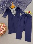 1FACNY ROMAN EMBROIDERY WITH CODING WORK TOP BOTTOM WITH DUPATTA FESTIVE WEAR WHOLESALE PRICE ETHNIC GARMENT (12)