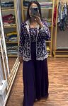 1FANCY CHINON EMBROIDERY WORK BLOUSE KOTI WITH PALAZZO PARTY WEAR WHOLESLAE PRICE ETHNIC GARMENT (13)
