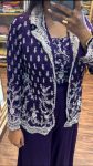 1FANCY CHINON EMBROIDERY WORK BLOUSE KOTI WITH PALAZZO PARTY WEAR WHOLESLAE PRICE ETHNIC GARMENT (13)