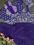 1FANCY CHINON EMBROIDERY WORK BLOUSE KOTI WITH PALAZZO PARTY WEAR WHOLESLAE PRICE ETHNIC GARMENT (13)