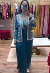 1FANCY CHINON PLAIN DRAPED SKIRT EMBROIDERY WORK BLOUSE AND KOTI PARTY WEAR WHOLESALE PRICE ETHNIC GARMENT (3)