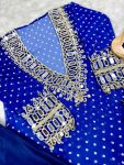 1FANCY GEORGETTE CODED EMBROIDERY AND REAL MIRROR LACE WORK TOP TUBE TOP WITH BOTTOM PARTY WEAR WHOLESALE PRICE ETHNIC GARMENT (5)