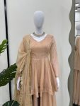 1FANCY TABBY ORGANZA MUKESH WORK PEPLUM TOP PALAZZO WITH DUPATTA PARTY WEAR WHOLESALE PRICE ETHNIC GARMENT (13)