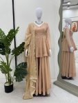 1FANCY TABBY ORGANZA MUKESH WORK PEPLUM TOP PALAZZO WITH DUPATTA PARTY WEAR WHOLESALE PRICE ETHNIC GARMENT (13)