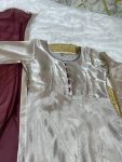 1NEW ARRIVAL BURBERRY SILK POTALI BUTTON WORK ANARKALI GOWN WITH DUPATTA FESTIVE WEAR WHOLESALE PRICE ETHNIC GARMENT (8)