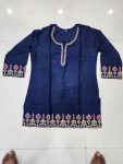 1NEW ARRIVAL RAYON EMBROIDERY WORK SHORT KURTI CASUAL WEAR WHOLESALE PRICE ETHNIC GARMENT (8)