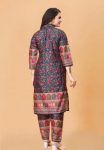 1NEW ARRIVAL SLUB COTTON PRINT WORK CO-ORD SET CASUAL WEAR WHOLESALE PRICE ETHNIC GARMENT (26)