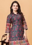 1NEW ARRIVAL SLUB COTTON PRINT WORK CO-ORD SET CASUAL WEAR WHOLESALE PRICE ETHNIC GARMENT (26)