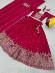 1RICH LOOK VICHITRA EMBROIDERY CODING SEQUENCE AND THREAD WORK LEHENGA CHOLI WITH DUPATTA FESTIVE WEAR WHOLESALE PRICE ETHNIC GARMENT (7)