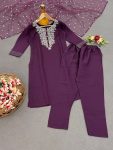 2FACNY ROMAN EMBROIDERY WITH CODING WORK TOP BOTTOM WITH DUPATTA FESTIVE WEAR WHOLESALE PRICE ETHNIC GARMENT (2)