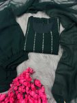 2LATEST GEORGETTE EMBROIDERY WORK TOP SHARARA WITH DUPATTA FESTIVE WEAR WHOLESLAE PRICE ETHNIC GARMENT (19)