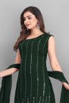 2LATEST GEORGETTE EMBROIDERY WORK TOP SHARARA WITH DUPATTA FESTIVE WEAR WHOLESLAE PRICE ETHNIC GARMENT (19)