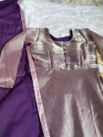 2NEW ARRIVAL BURBERRY SILK POTALI BUTTON WORK ANARKALI GOWN WITH DUPATTA FESTIVE WEAR WHOLESALE PRICE ETHNIC GARMENT (9)