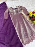 2NEW ARRIVAL BURBERRY SILK POTALI BUTTON WORK ANARKALI GOWN WITH DUPATTA FESTIVE WEAR WHOLESALE PRICE ETHNIC GARMENT (9)